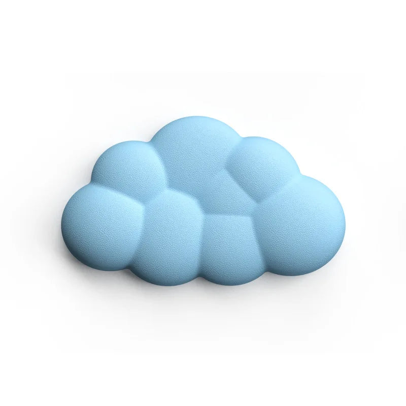 Repose-poignet ergonomique bleu clair LIVURAX coussin souple pour souris et clavier