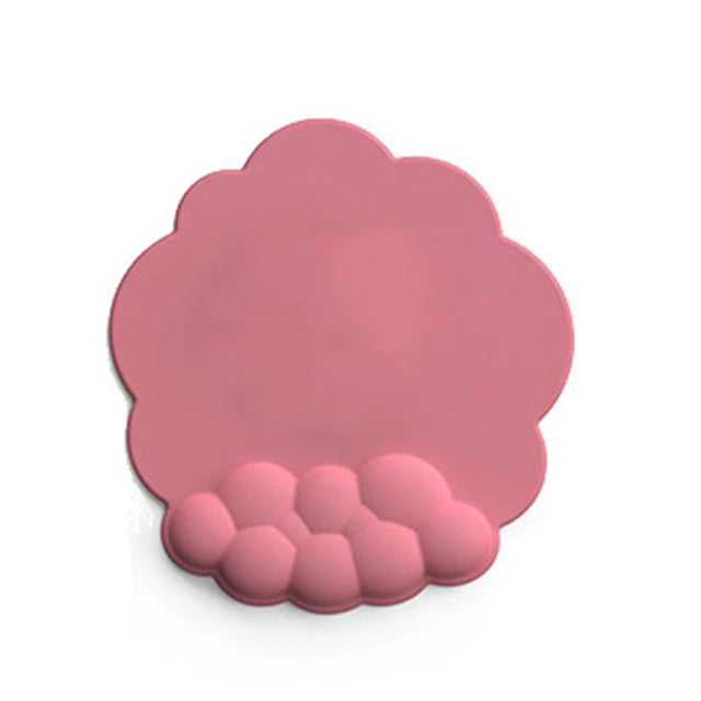 Repose-poignet ergonomique rose LIVURAX coussin souple pour souris et clavier