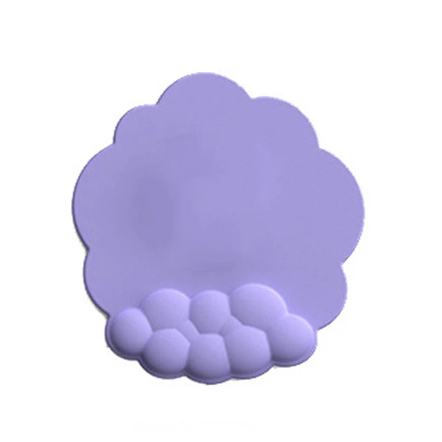 Repose-poignet ergonomique violet LIVURAX coussin souple pour souris et clavier