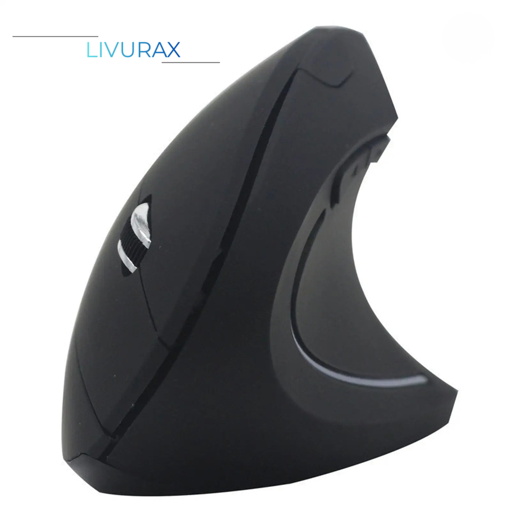 Souris Verticale Ergonomique Anti-Douleur Poignet pour Bureau et Télétravail – LIVURAX